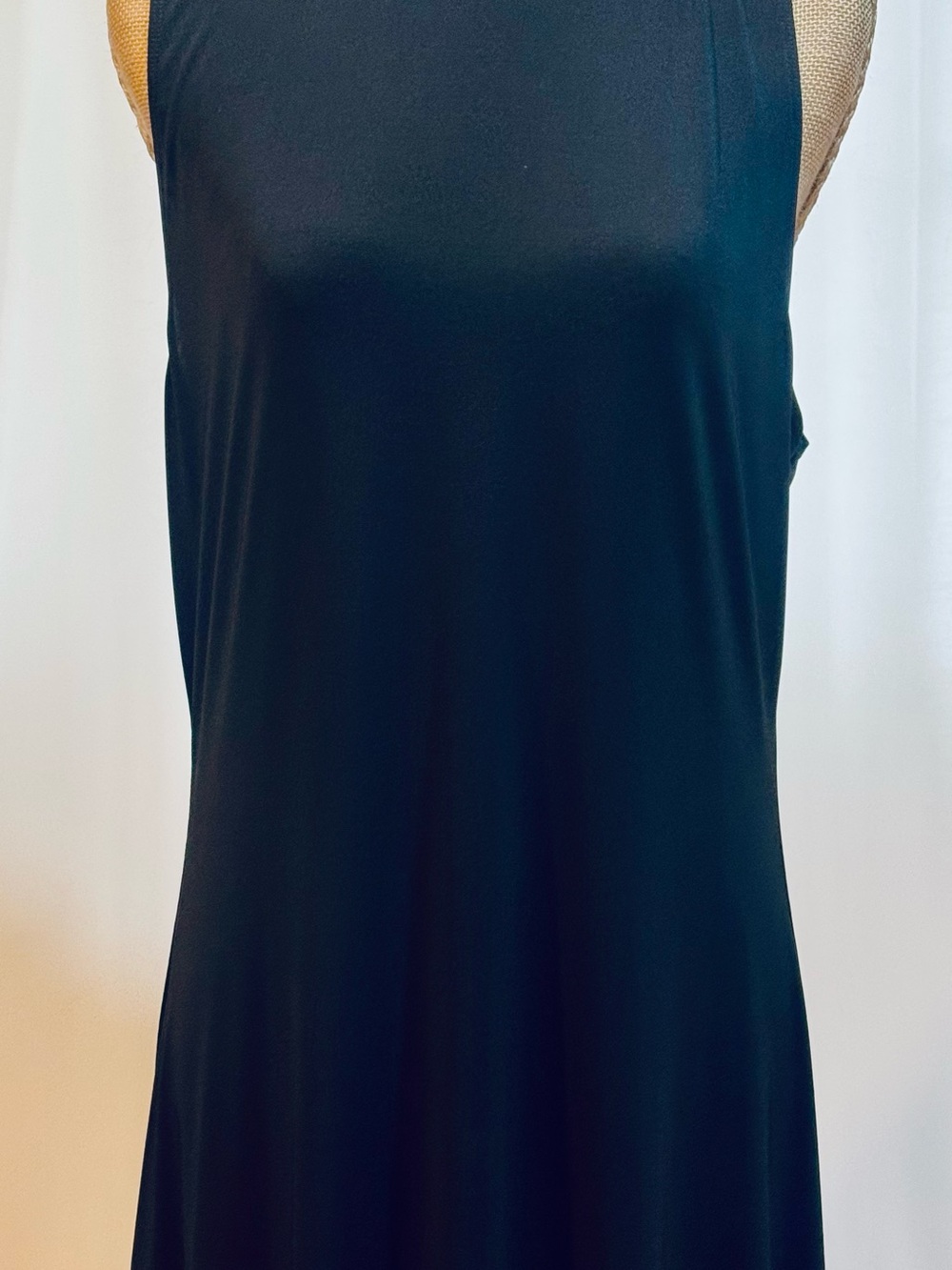 Theory Black Sleeveless Maxi Dress, Elegant style, size L - Picture 5 of 16